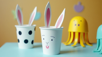 ایده‌های خلاقانه با لیوان کاغذی برای تولد پسرانه