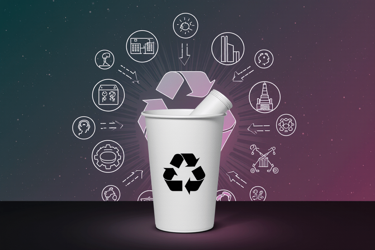 چرا بازیافت لیوان تکجداره سخت است