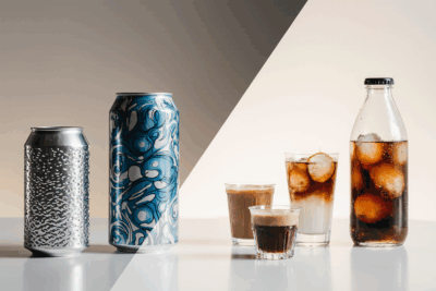 تفاوت بستهبندی نوشیدنیهای گازدار و غیرگازدار