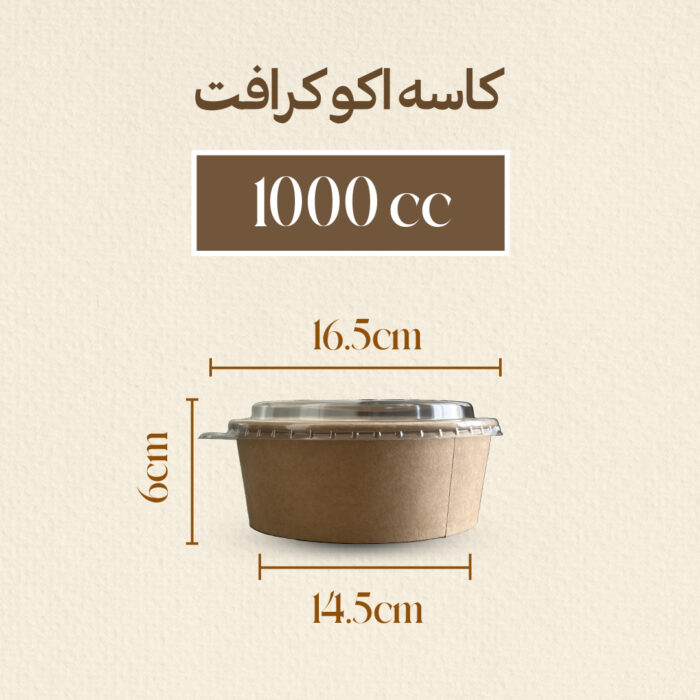 کاسه اکوکرافت ۱۰۰۰ سی سی - Image 3