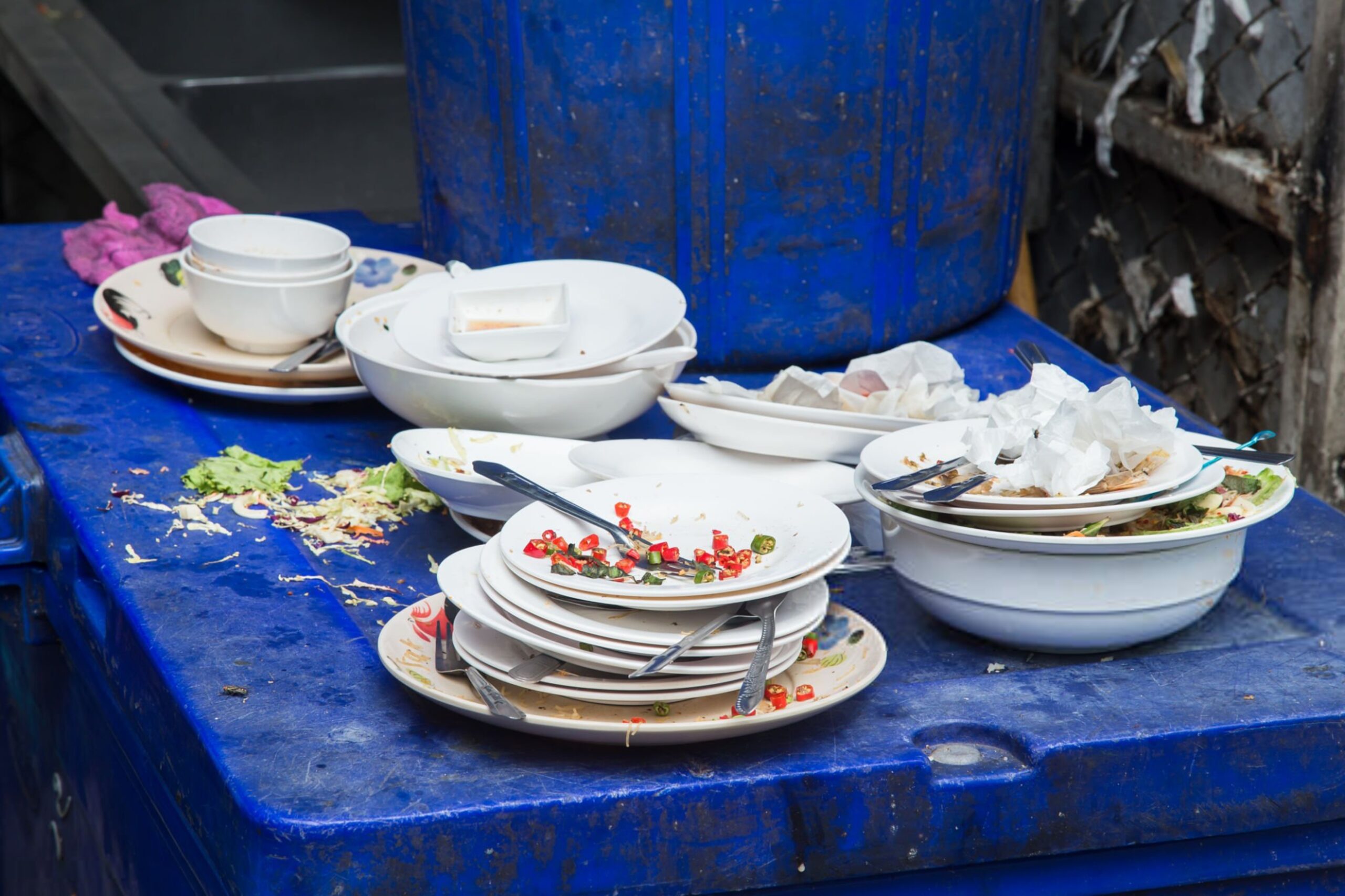 ظروف شستنی کثبف