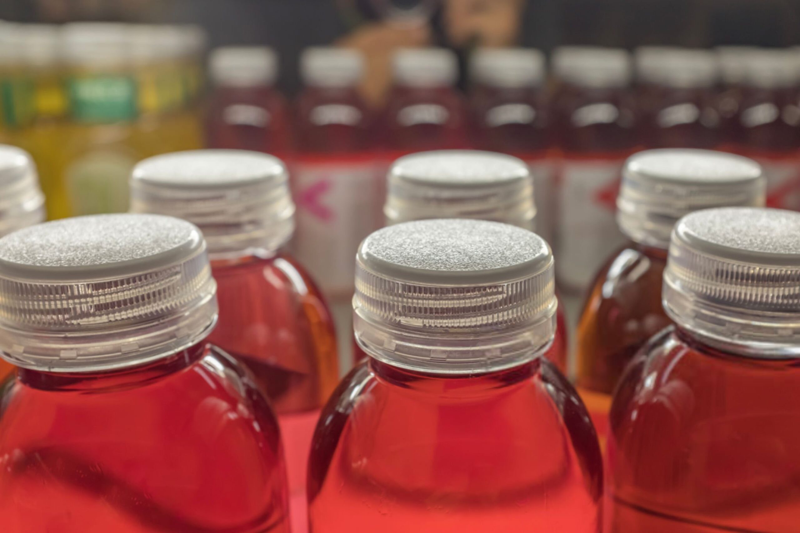 بطری درب پیچ دار