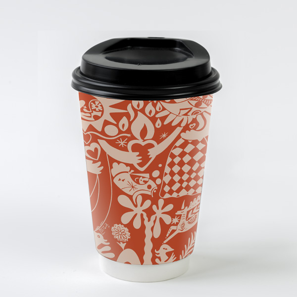 360levin2 لیوان کاغذی دوجداره لوین ۳۶۰ سی سی - Image 1